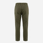 Départ Homme Pantalon en Lin Vert Khaki