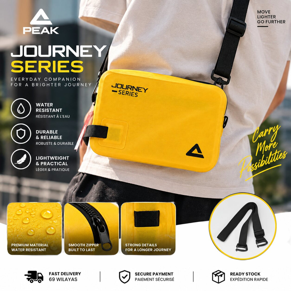 PEAK SHOULDER BAG