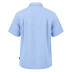 Départ Homme Chemise en Lin Navy