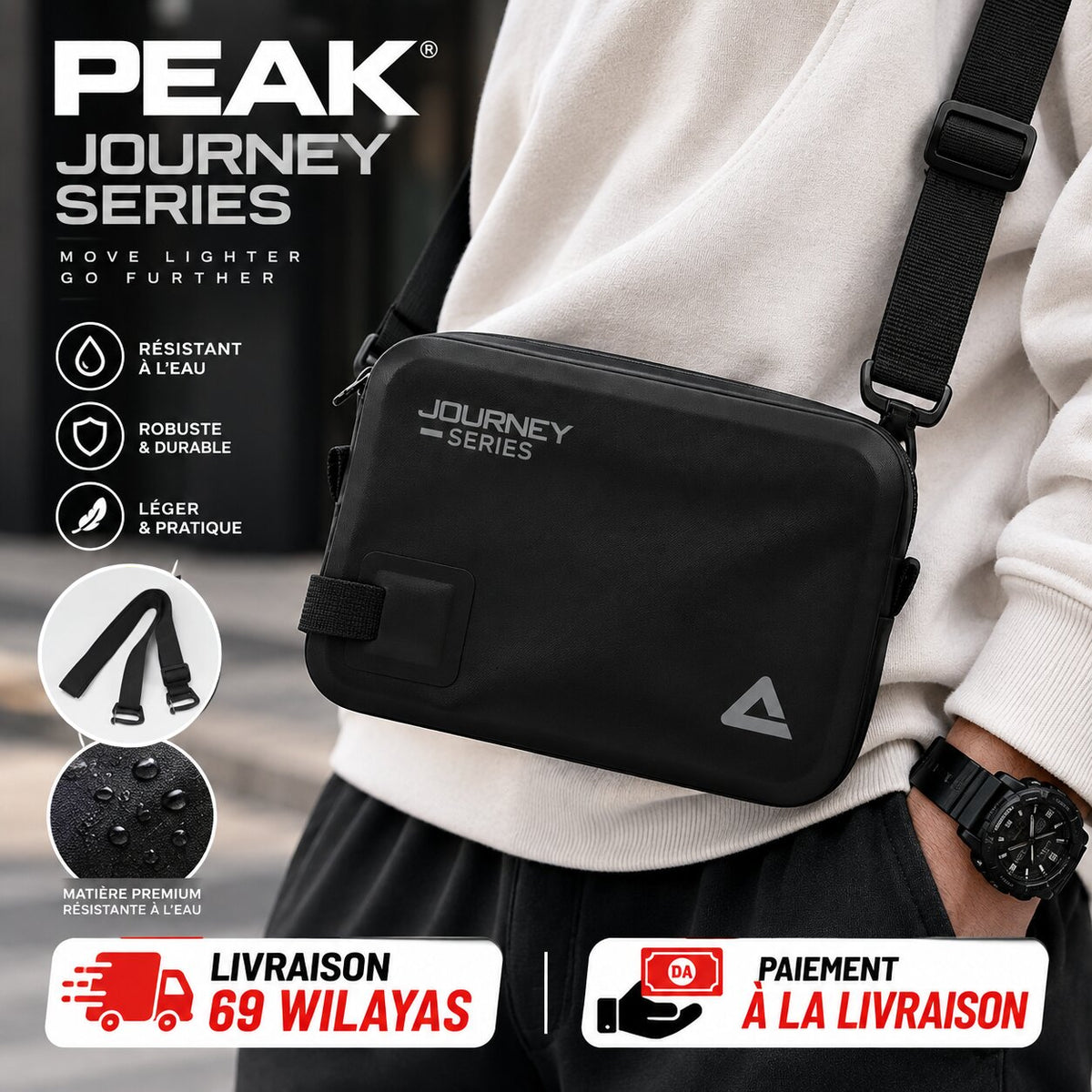 PEAK SHOULDER BAG