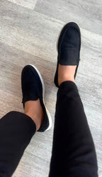 MOCASSIN CUIR NOIR