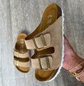 ARIZONA NUBUCK BEIGE EVA BLANC
