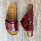 KYOTO BORDEAUX VERNIS FEMME