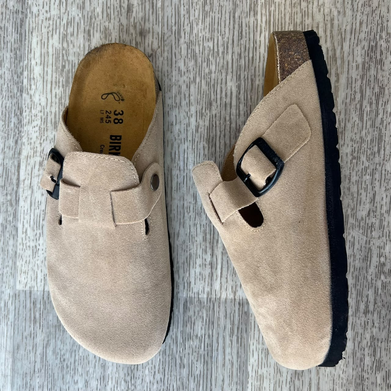 BOSTON NUBUCK BEIGE FEMME