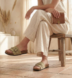 OITA NUBUCK BEIGE SABLE FEMME