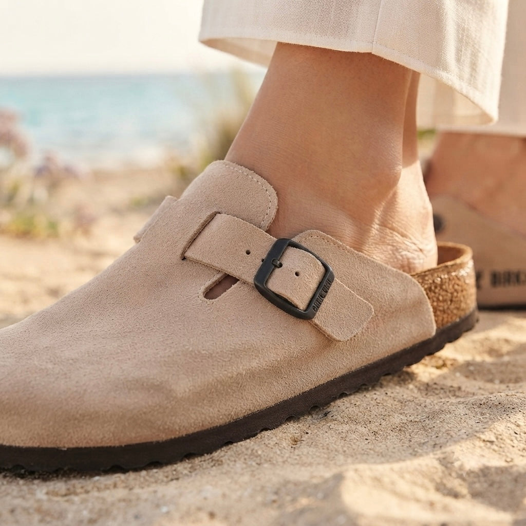 BOSTON NUBUCK BEIGE FEMME