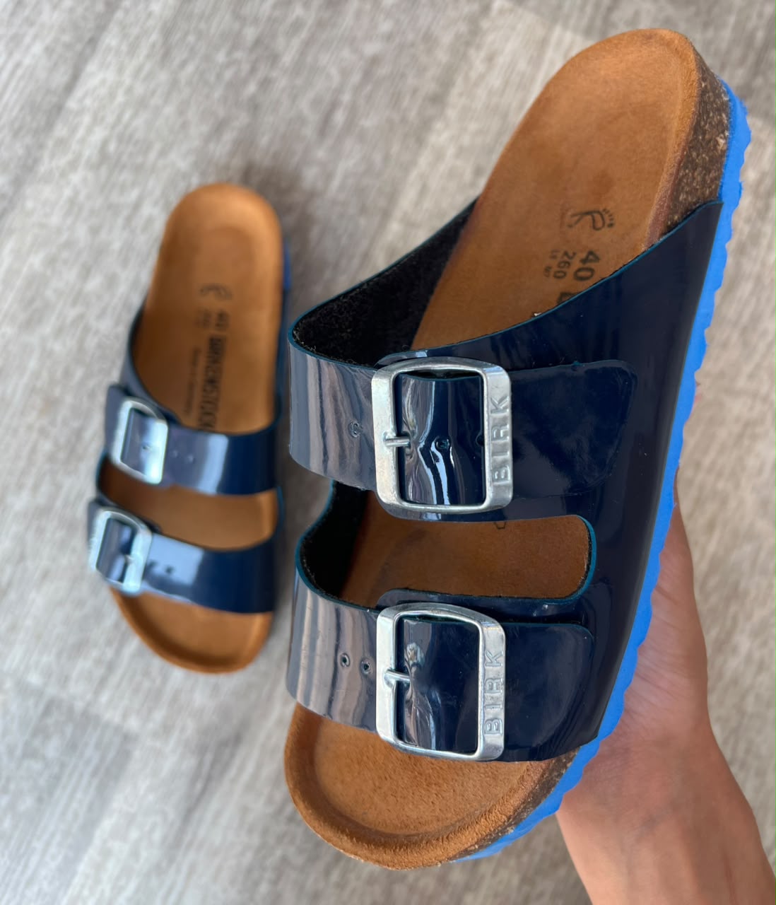 ARIZONA BLEU VERNIS EVA BLEU