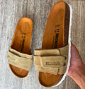 OITA CUIR BEIGE SABLE EVA BLANC HOMME