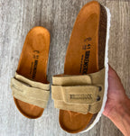 OITA CUIR BEIGE SABLE EVA BLANC HOMME