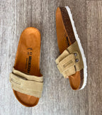 OITA CUIR BEIGE SABLE EVA BLANC HOMME