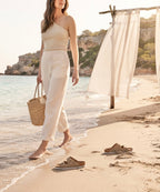 ARIZONA NUBUCK BEIGE EVA BLANC
