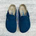 BOSTON NUBUCK BLEU