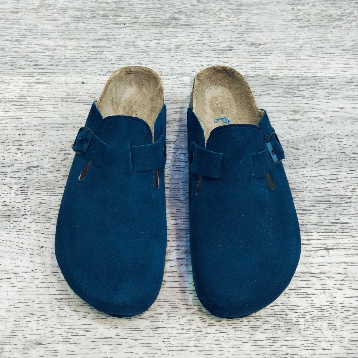 BOSTON NUBUCK BLEU