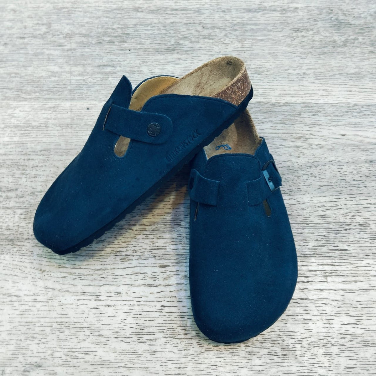 BOSTON NUBUCK BLEU