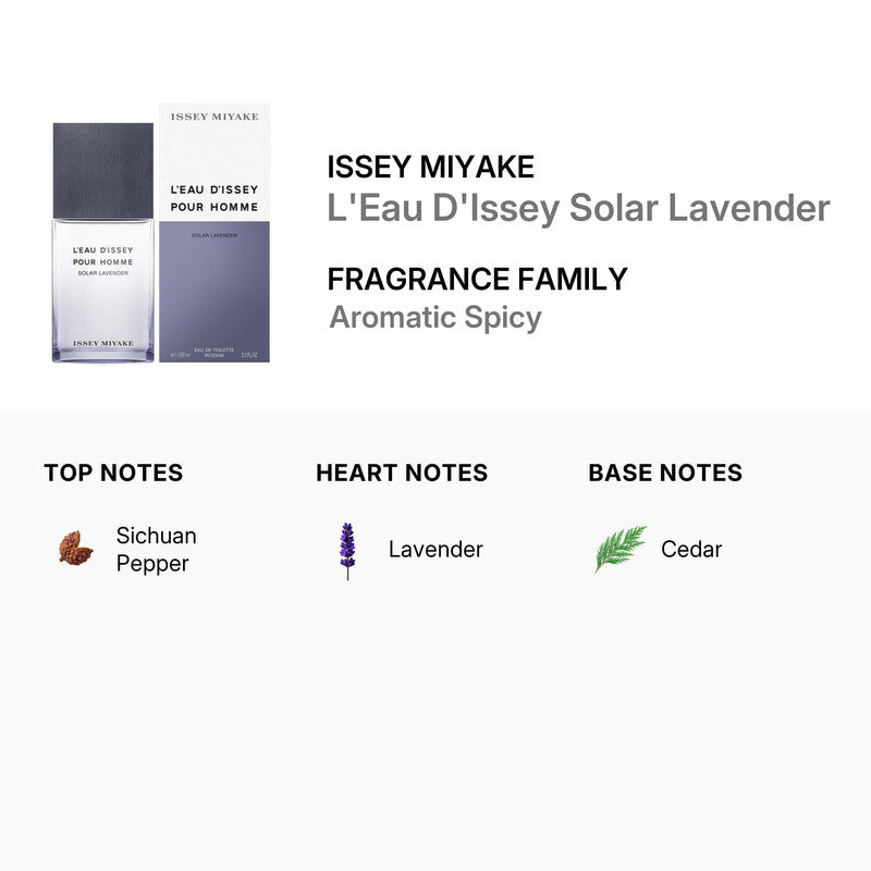 Issey Miyake L\'Eau d\'Issey Pour Homme Solar Lavender Eau de Toilette Intense 100 ml
