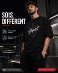 Départ Homme T-shirt Oversize Black