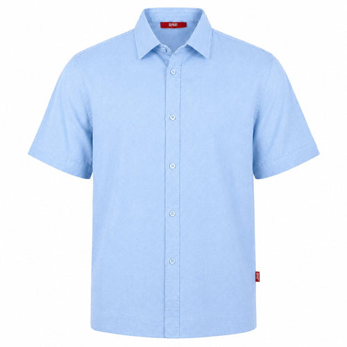Départ Homme Chemise en Lin Navy