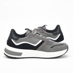 Harmont and Blaine Suede and Technical Fabric Sneakers
