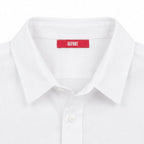Départ Homme Chemise en Lin White