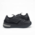 Harmont and Blaine Suede and Fabric Sneakers