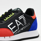 EA7 Emporio Armani Black & White Vintage Sneakers