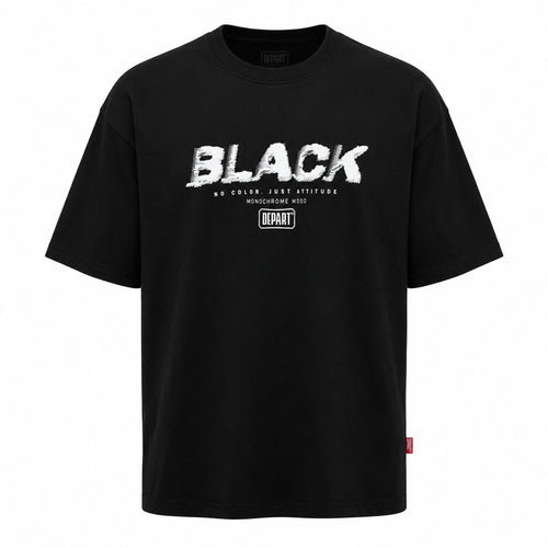 Départ Homme T-shirt Oversize Black