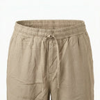 Départ Homme Pantalon en Lin Beige