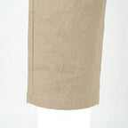 Départ Homme Pantalon en Lin Beige