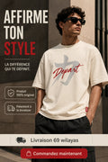 Départ Homme T-shirt Oversize-Beige