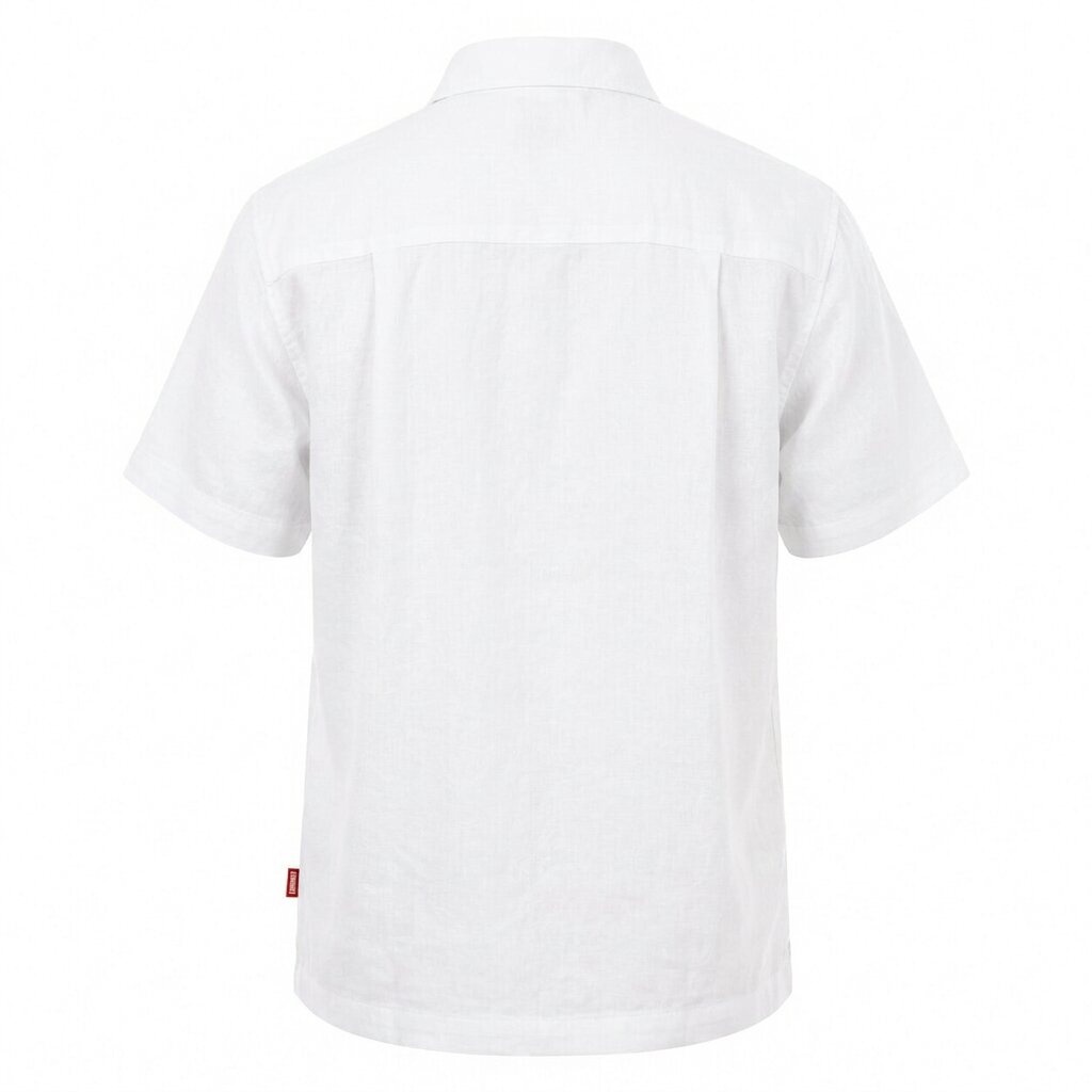 Départ Homme Chemise en Lin White