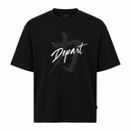 Départ Homme T-shirt Oversize Black
