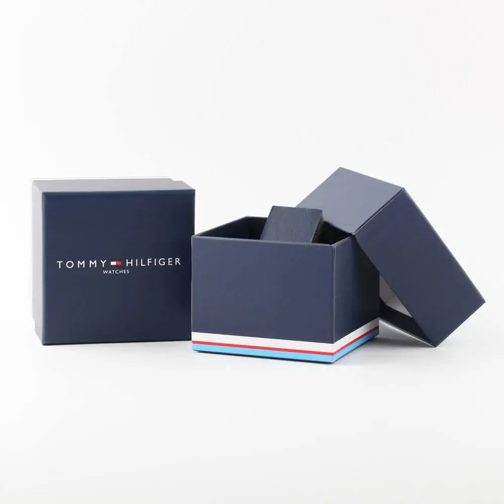 Tommy Hilfiger Lars Rose Gold-Plated Silicone Strap