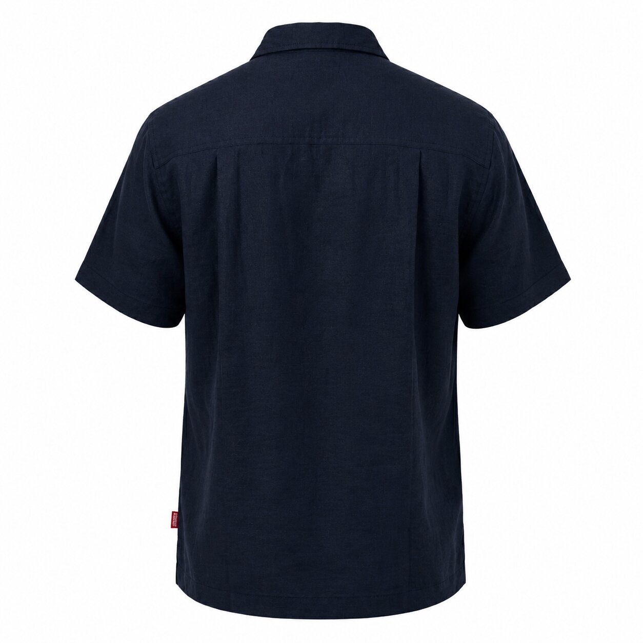 Départ Homme Chemise en Lin Blue
