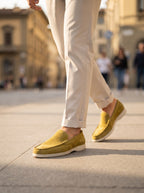 MOCASSIN CUIR BEIGE SABLE