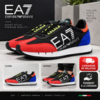 EA7 Emporio Armani Black & White Vintage Sneakers