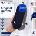 Champion 3-Pack Sneaker Socks Navy-White-Grey