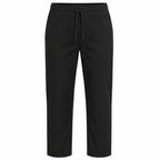 Départ Homme Pantalon en Lin Black