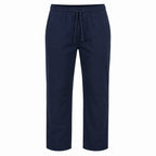 Départ Homme Pantalon en Lin Navy