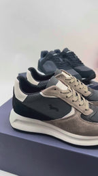 Harmont and Blaine Camoscio Tex Sneakers Homme